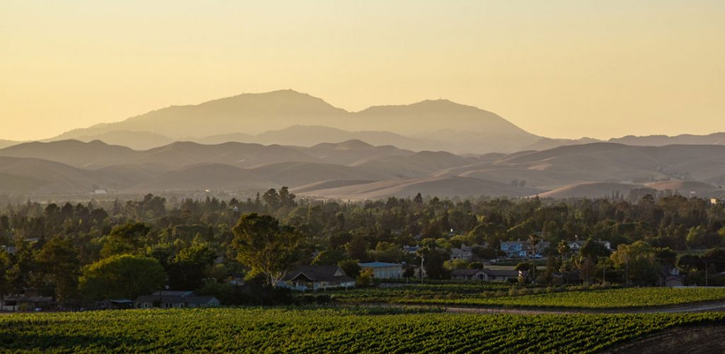 View of Alameda County hills from Livermore