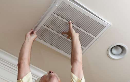 replacing an air duct vent after cleaning the internal ducts in Livermore